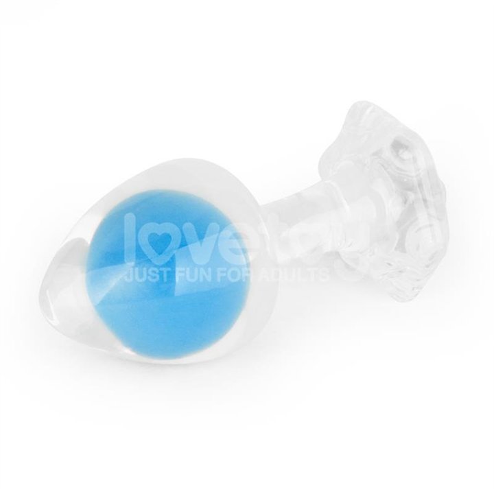Gemoria Silicone Butt Plug Internal Steel Ball Glow in the Dark - LO-LV420021 - Teknashop Ltd