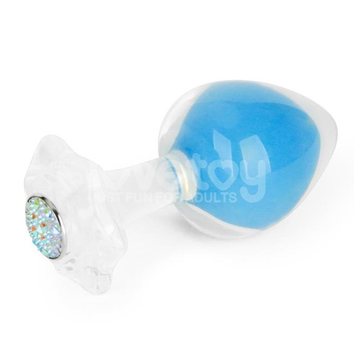 Gemoria Silicone Butt Plug Internal Steel Ball Glow in the Dark - LO-LV420021 - Teknashop Ltd
