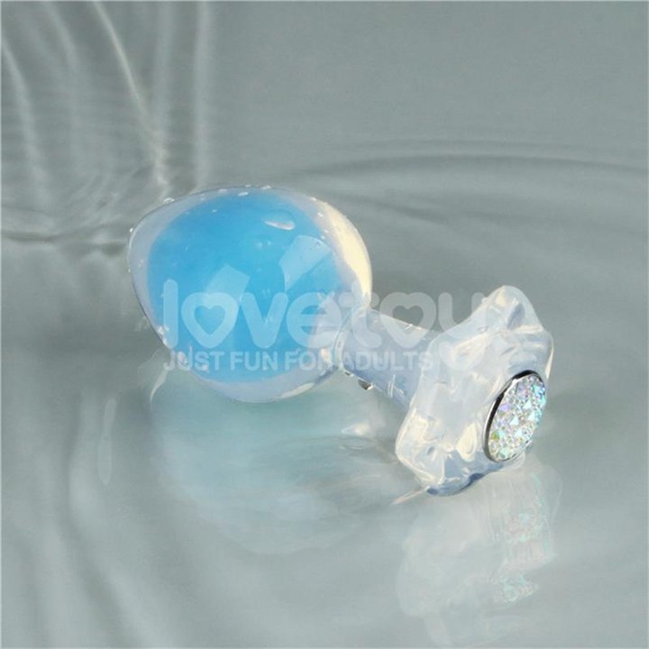 Gemoria Silicone Butt Plug Internal Steel Ball Glow in the Dark - LO-LV420021 - Teknashop Ltd