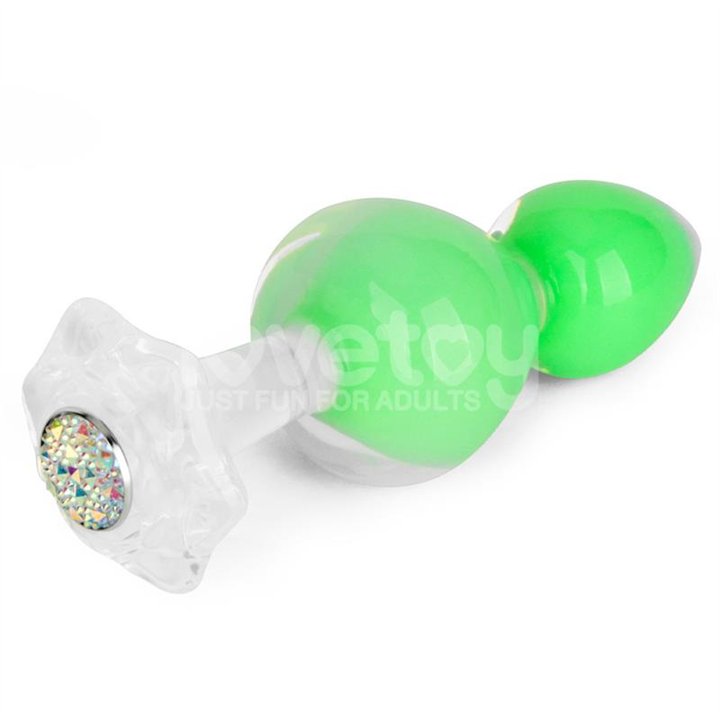 Gemoria Silicone Butt Plug Internal steel ball Glow in Dark - LO-LV420022 - Teknashop Ltd