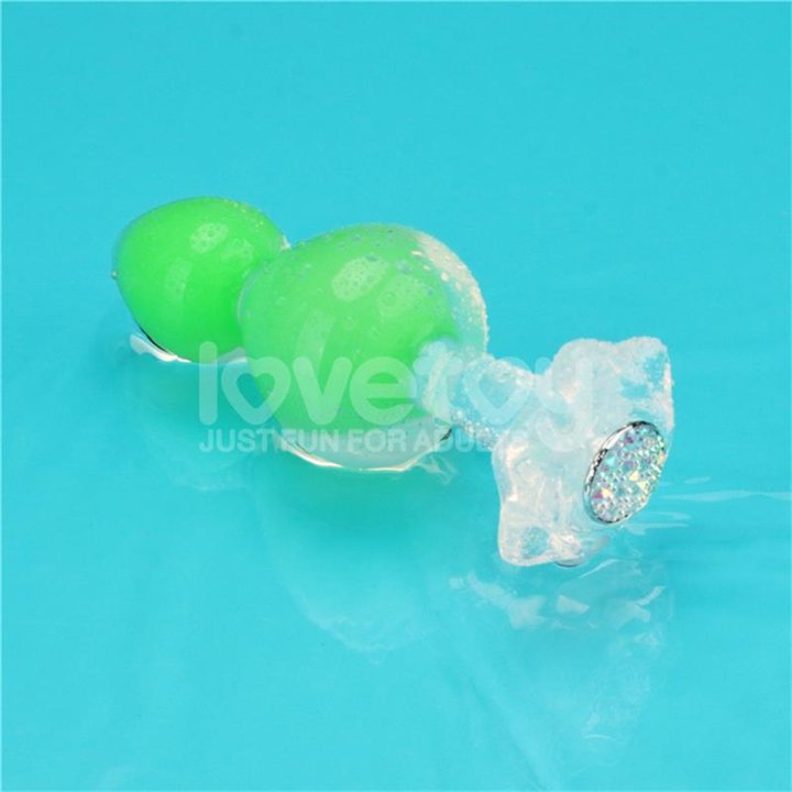 Gemoria Silicone Butt Plug Internal steel ball Glow in Dark - LO-LV420022 - Teknashop Ltd