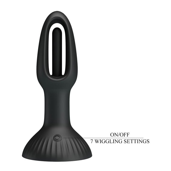 Hubert Anal Plug with 7 Wiggling - BI-040197 - Teknashop Ltd