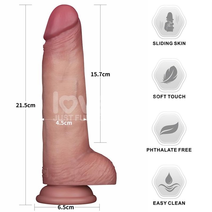 Sliding PRO II Dildo Sliding Skin Dual-layer 8.5 - LO-LV417102 - Teknashop Ltd