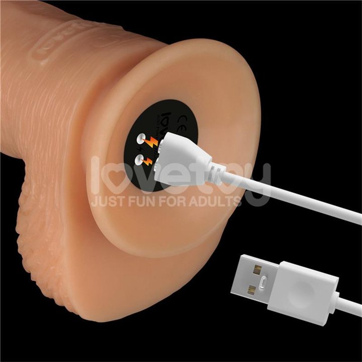 Power Basics Dildo with Vibration 9.5 - LO-LV111205 - Teknashop Ltd