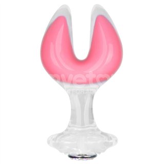 Gemoria Silicone Butt Plug dual crescent-shaped tip Glow Dark - LO-LV420023 - Teknashop Ltd