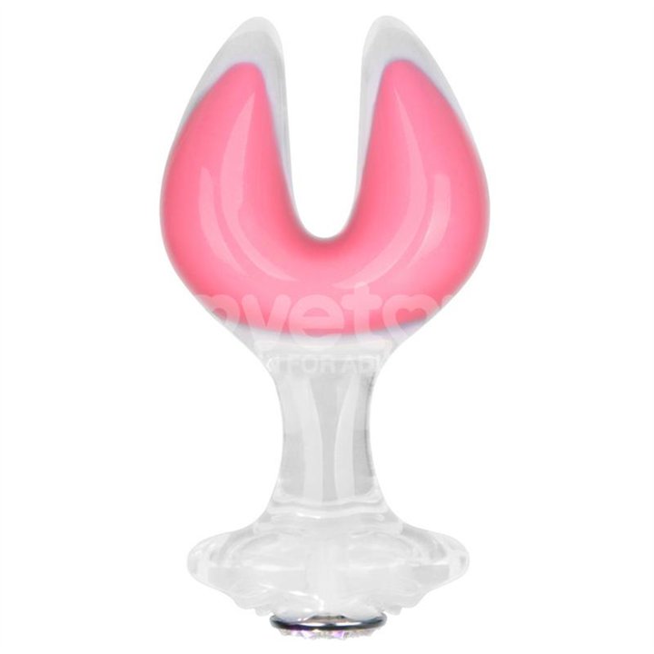 Gemoria Silicone Butt Plug dual crescent-shaped tip Glow Dark - LO-LV420023 - Teknashop Ltd