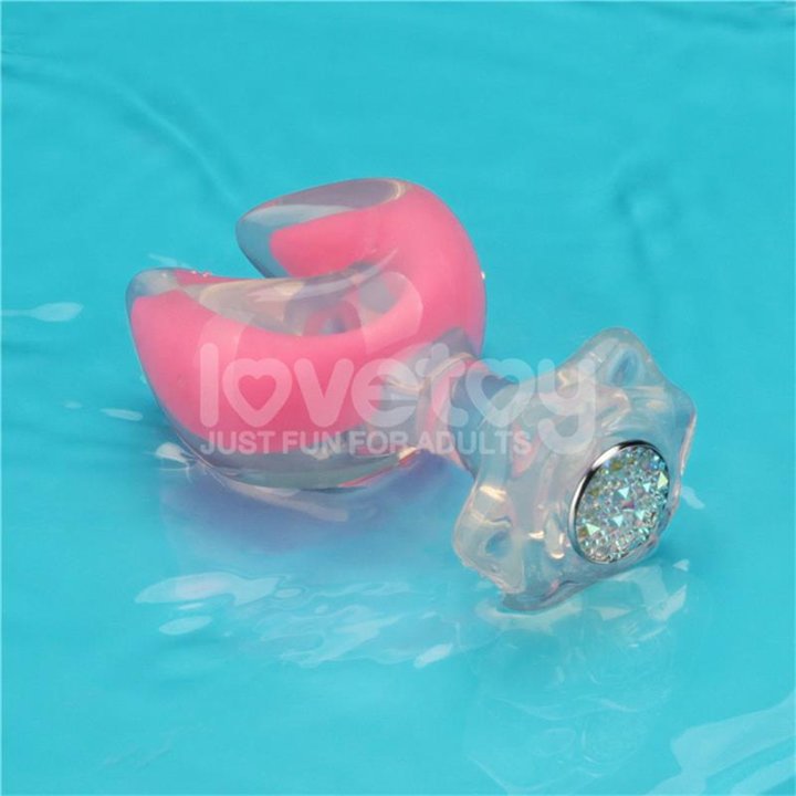 Gemoria Silicone Butt Plug dual crescent-shaped tip Glow Dark - LO-LV420023 - Teknashop Ltd
