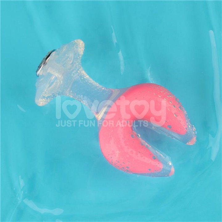 Gemoria Silicone Butt Plug dual crescent-shaped tip Glow Dark - LO-LV420023 - Teknashop Ltd