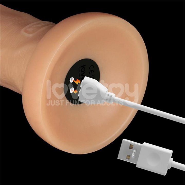 Power Basics Dildo with Vibration 10 - LO-LV111206 - Teknashop Ltd