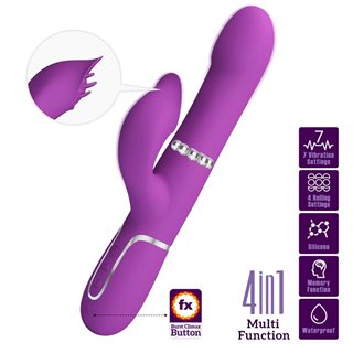Zalin Vibe with Rotative Balls and Tickling - BW-500012-3 - Teknashop Ltd