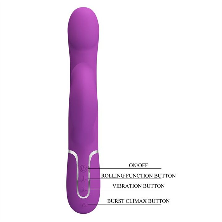 Zalin Vibe with Rotative Balls and Tickling - BW-500012-3 - Teknashop Ltd