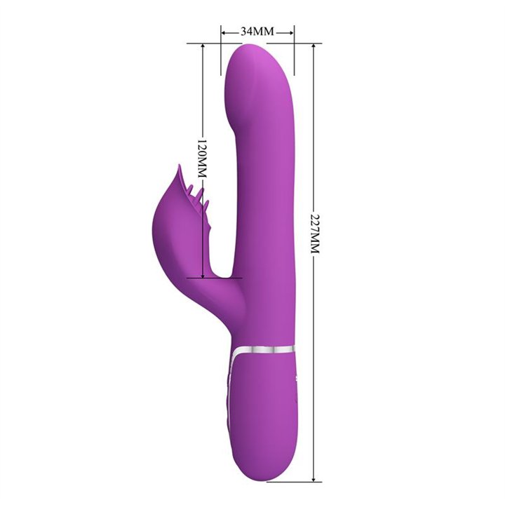 Zalin Vibe with Rotative Balls and Tickling - BW-500012-3 - Teknashop Ltd