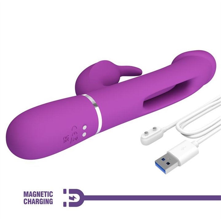 Kampas Vibrator With Licking Lilac - BW-500025-3 - Teknashop Ltd