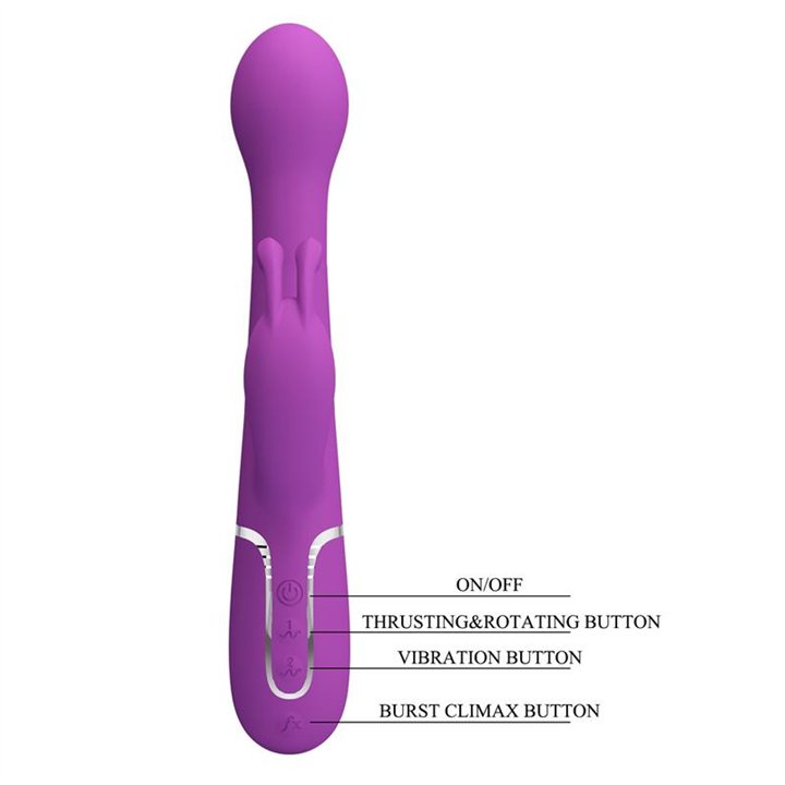 Dejon Vibrator Thrusting and Rotation Twinkled - BW-500014-3 - Teknashop Ltd
