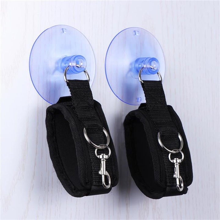 Adjustable Anklecuffs with Suction Cups - 8436615000296 - Teknashop Ltd