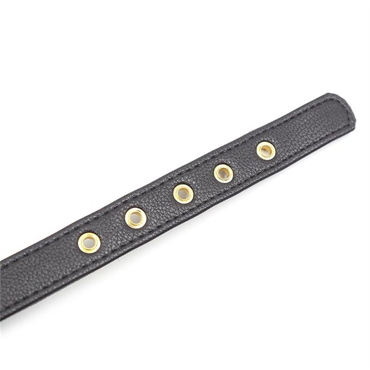 Collar with Bow and Rattle 44 cm Black/Red - 843658379340 - Teknashop Ltd