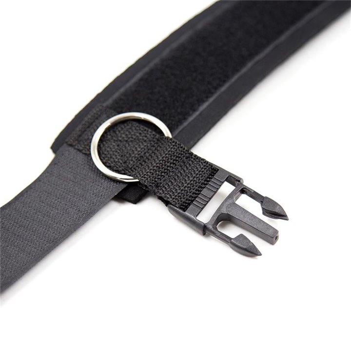 Neoprene Handcuffs with Veldro Black - 843658379464 - Teknashop Ltd