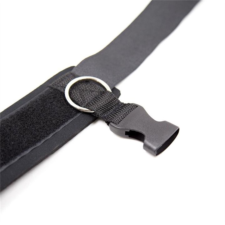 Neoprene Handcuffs with Veldro Black - 843658379464 - Teknashop Ltd