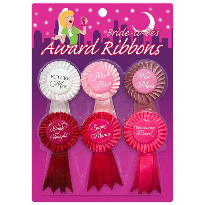Bride To Be Award Ribbons - NV.S17 - Teknashop Ltd