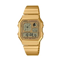 CASIO VINTAGE Mod. RETRO FUTURE EDGY COLLECTION - FULL GOLD - WW.A130WEG-9AEF - Teknashop Ltd
