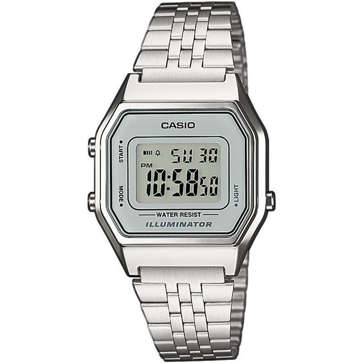 CASIO VINTAGE Mod. ICONIC SLIM DESIGN - SILVER - WW.LA680WEA-7EF - Teknashop Ltd