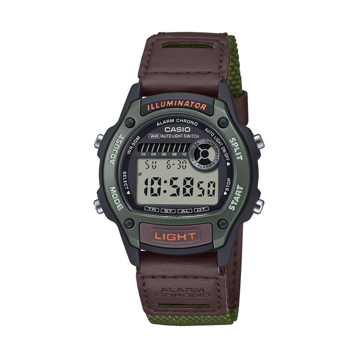 CASIO SPORT Mod. ILLUMINATOR SMALL WRIST 36.6mm case - GREEN - WW.W-220HF-3AVEF - Teknashop Ltd