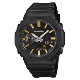 CASIO G-SHOCK Mod. OAK - LUXE BLACK SERIE - WW.GA-2100LXB-1A9ER - Teknashop Ltd