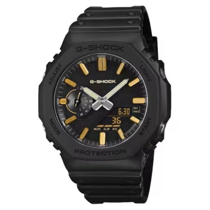 CASIO G-SHOCK Mod. OAK - LUXE BLACK SERIE - WW.GA-2100LXB-1A9ER - Teknashop Ltd