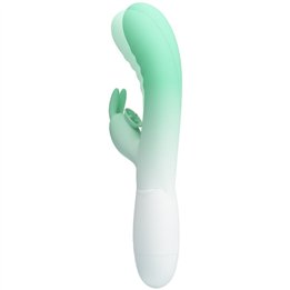 PRETTY LOVE - CERBERUS RABBIT VIBRATOR 3O VIBRATIONS GREEN - D-242486 - Teknashop Ltd