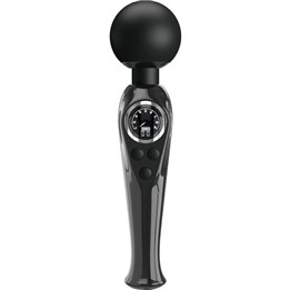 PRETTY LOVE - SKYLER VIBRATOR WAND BLACK - D-237397 - Teknashop Ltd