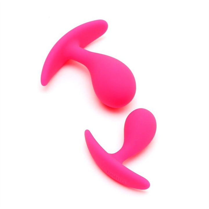 Anal Play Plug Duo set Copenhagen Pink - R2532 - Teknashop Ltd
