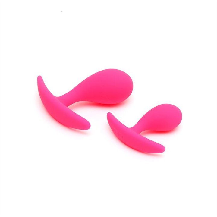 Anal Play Plug Duo set Copenhagen Pink - R2532 - Teknashop Ltd