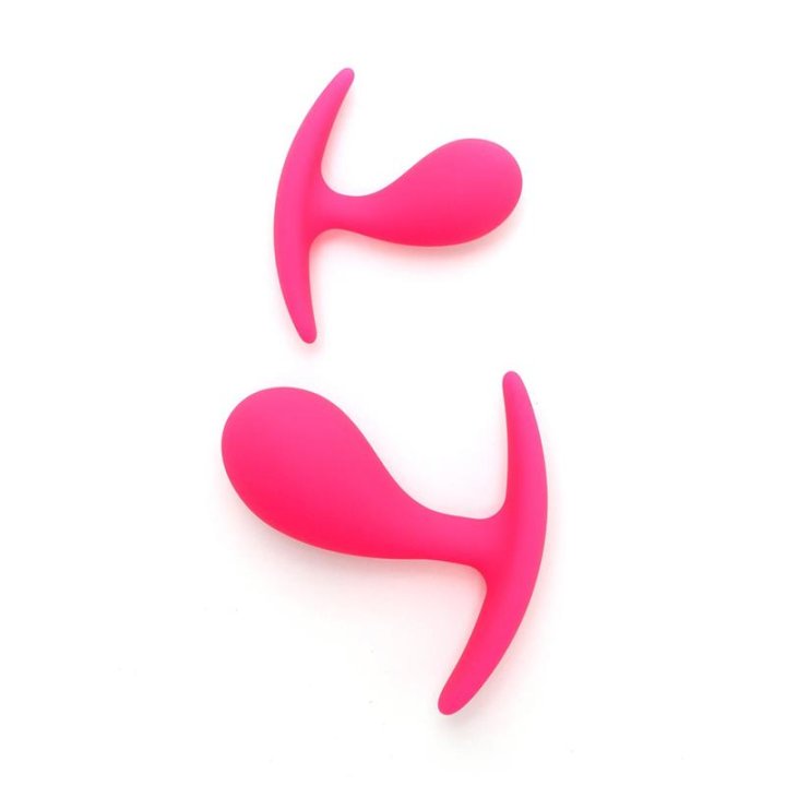 Anal Play Plug Duo set Copenhagen Pink - R2532 - Teknashop Ltd