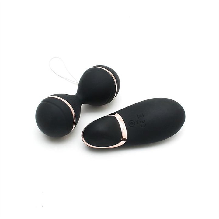 Vibrating Lay-on Kegelball set Ibiza Black - R2540 - Teknashop Ltd