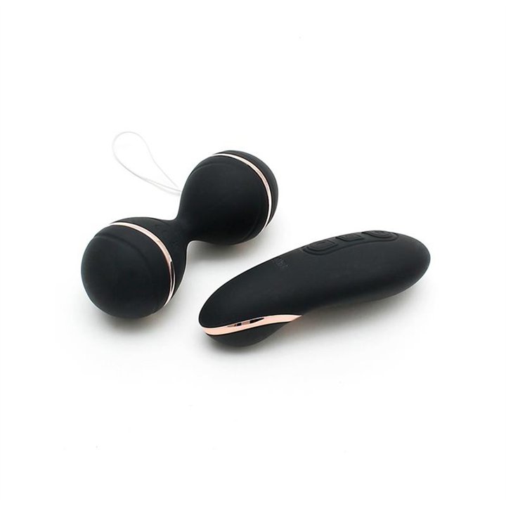 Vibrating Lay-on Kegelball set Ibiza Black - R2540 - Teknashop Ltd