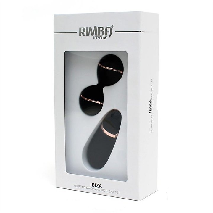 Vibrating Lay-on Kegelball set Ibiza Black - R2540 - Teknashop Ltd