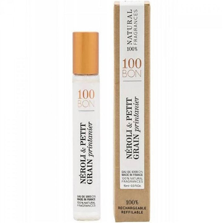 100 Bon, Neroli & Petit Grain Printanier, Eau De Parfum, Unisex, 15 ml *Miniature - Teknashop Ltd