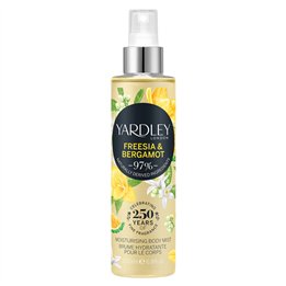 Yardley, Freesia and Bergamot, Scented Spray, For Women, 200 ml - Teknashop Ltd