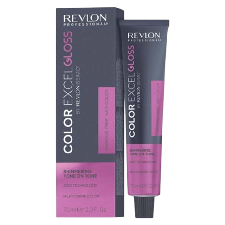 Revlon, Color Excel Gloss, Ammonia-Free, Permanent Hair Dye, 052 Raspberry Pink, 70 ml - Teknashop Ltd