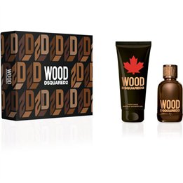 Set Dsquared 2: Green Wood, Eau De Toilette, For Men, 100 ml + Green Wood, Shower Gel & Shampoo 2-In-1, 150 ml - Teknashop Ltd