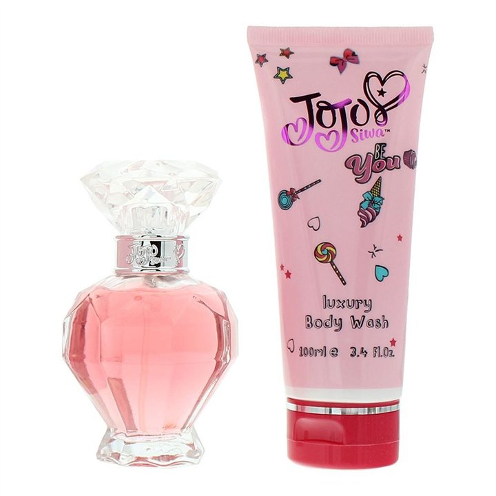 Set Jojo Siwa: Be You, Eau De Parfum, For Women, 50 ml + Be You, Body Wash, 100 ml - Teknashop Ltd