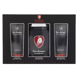 Set Tonino Lamborghini: Classico, Eau De Toilette, For Men, 125 ml + Classico, Hydrating, Shower Gel, All Skin Types, 100 ml + C