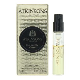 Atkinsons, Oud Save The Queen, Eau De Parfum, For Women, 2 ml *Vial - Teknashop Ltd