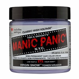 Manic Panic, Classic High Voltage Virgin Snow, Semi-Permanent Hair Dye,  Virgin Snow, 118 ml - Teknashop Ltd