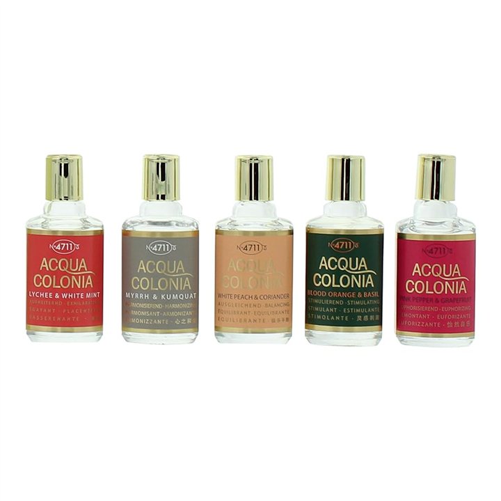 Set 4711: Acqua Colonia Lychee & White Mint, Eau De Cologne, Unisex, 8 ml + Acqua Colonia Myrrh & Kumquat, Eau De Cologne, Unise