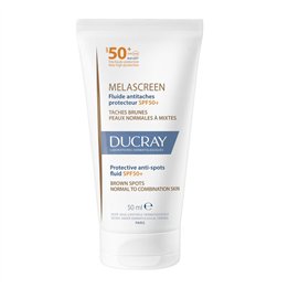Ducray, Melascreen, Anti-Spots & Lightener, Fluid, For Face, SPF 50+, 50 ml - Teknashop Ltd