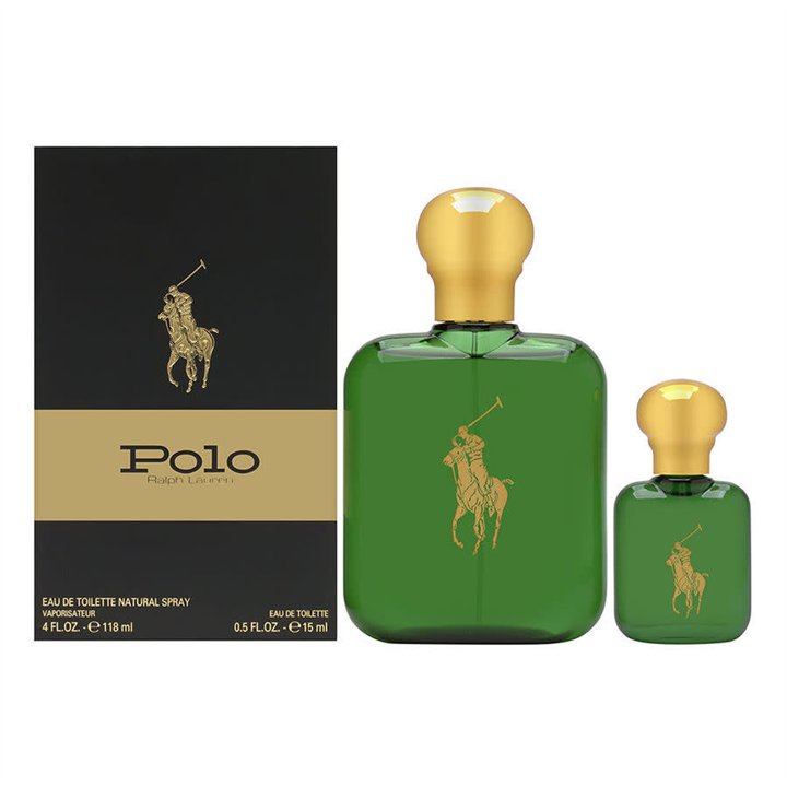 Set Ralph Lauren: Polo Green, Eau De Toilette, For Men, 118 ml + Polo Green, Eau De Toilette, For Men, 15 ml *Miniature - Teknas
