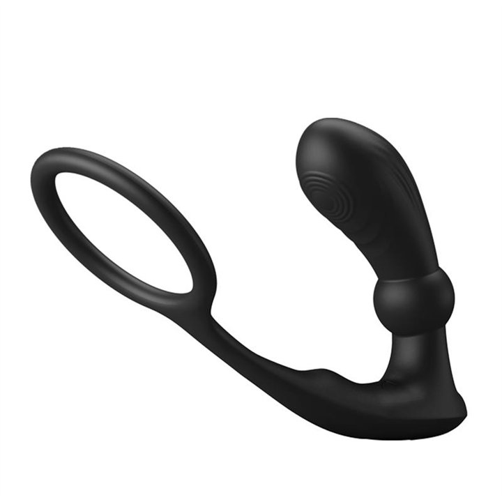Warren Remote-Controlled Vibrating and Pulsating Anal Plug and Penis Ring - BI-040162W - Teknashop Ltd