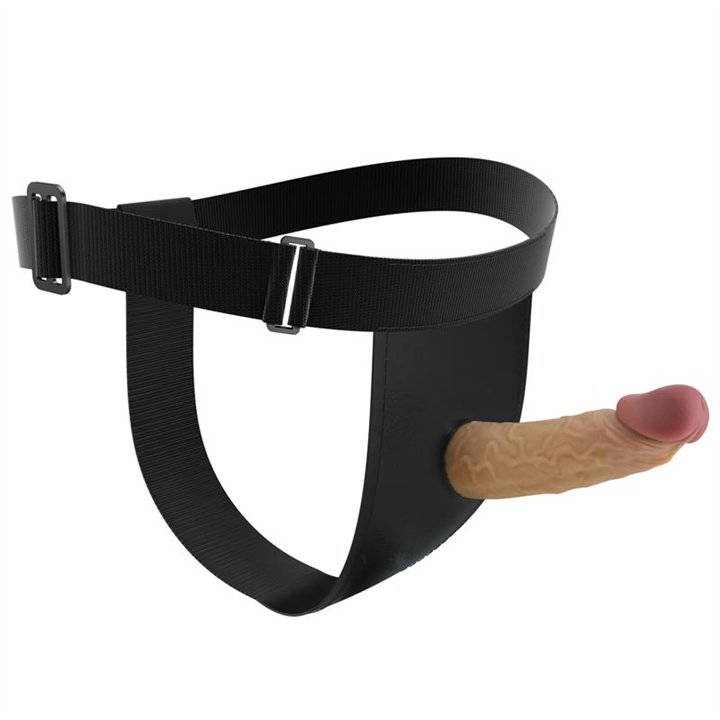 Houston Strap-On Harness with Hollow Dildo - BW-022073N - Teknashop Ltd