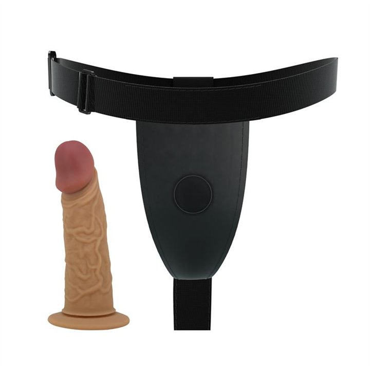 Houston Strap-On Harness with Hollow Dildo - BW-022073N - Teknashop Ltd